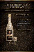 Pour Up Pretty- The Birthday Star Experience