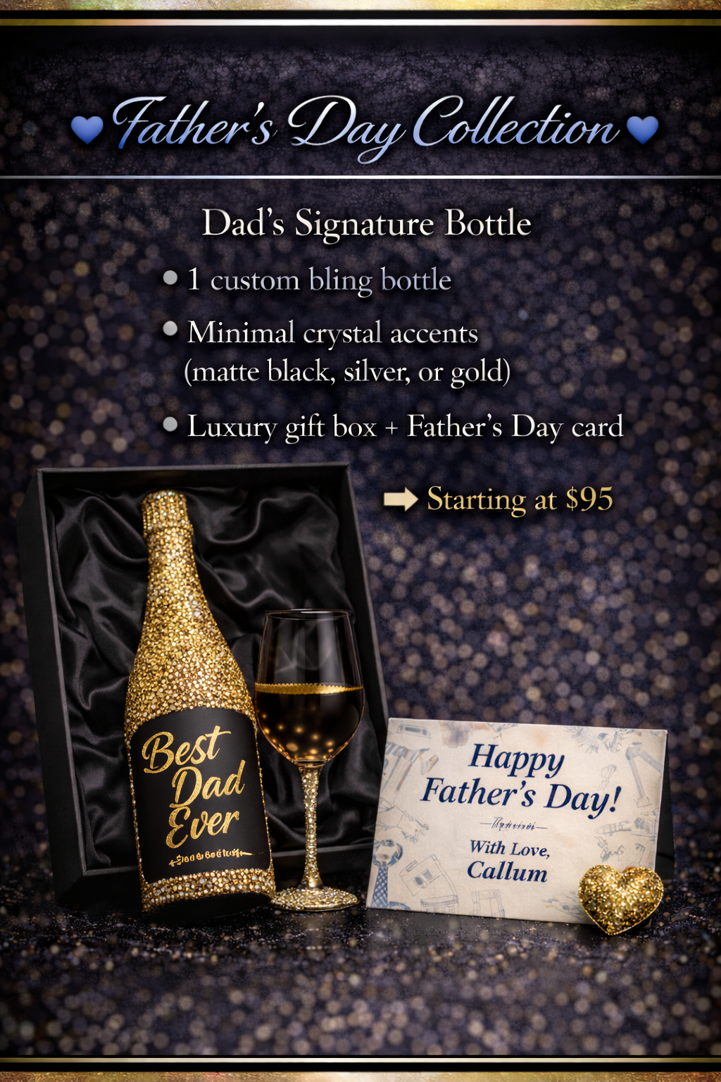 Pour Up Pretty- Dad's Signature Bottle