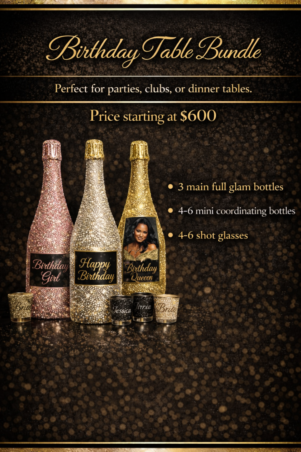 Pour Up Pretty- Birthday Table Bundle