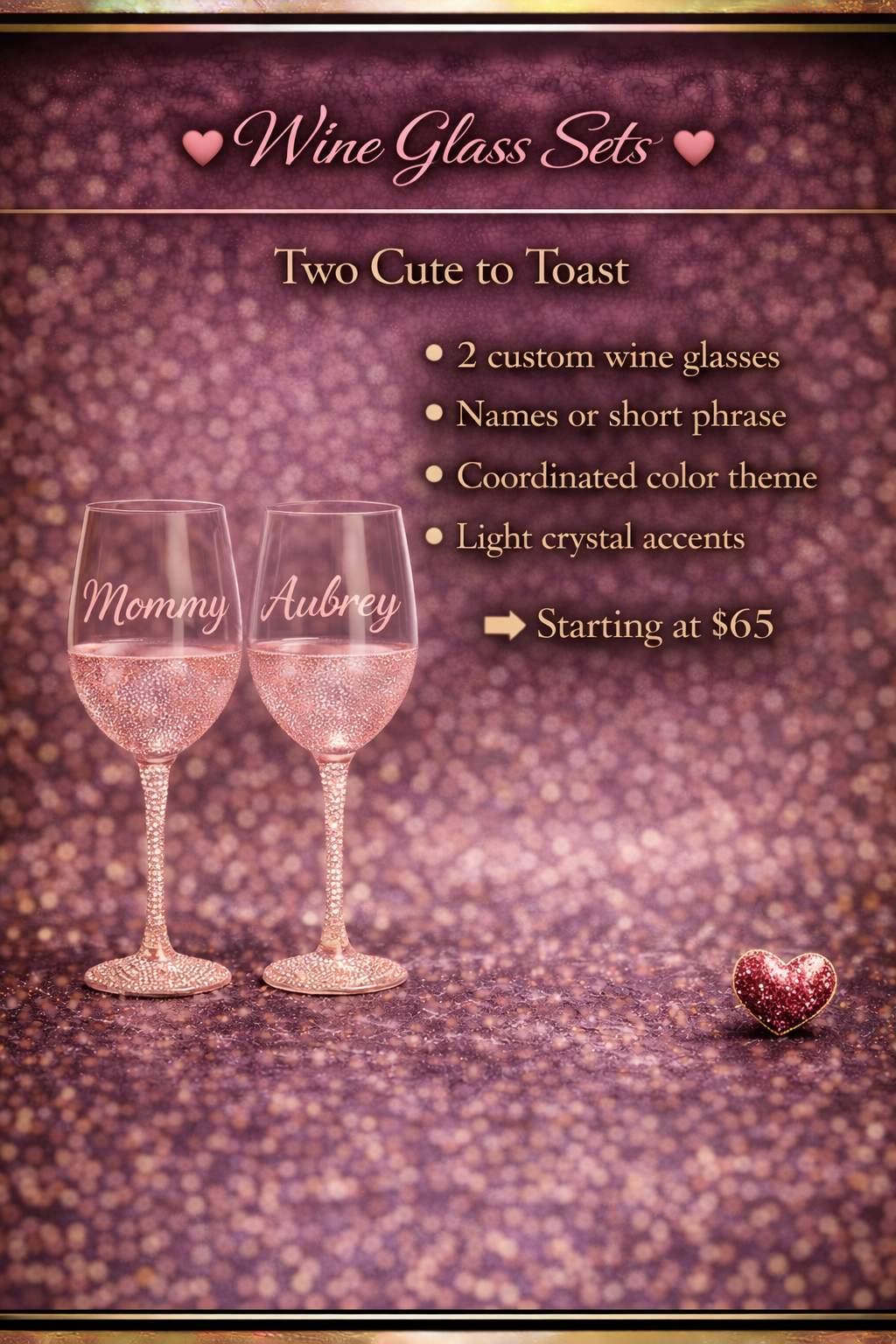 Pour Up Pretty- Two cute to Toast