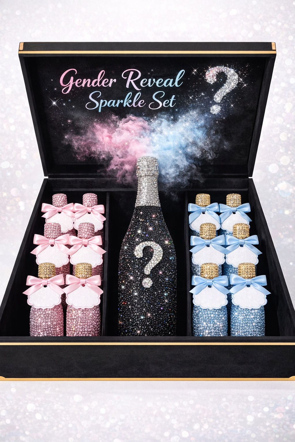 Pour Up Pretty- Gender reveal sparkle set