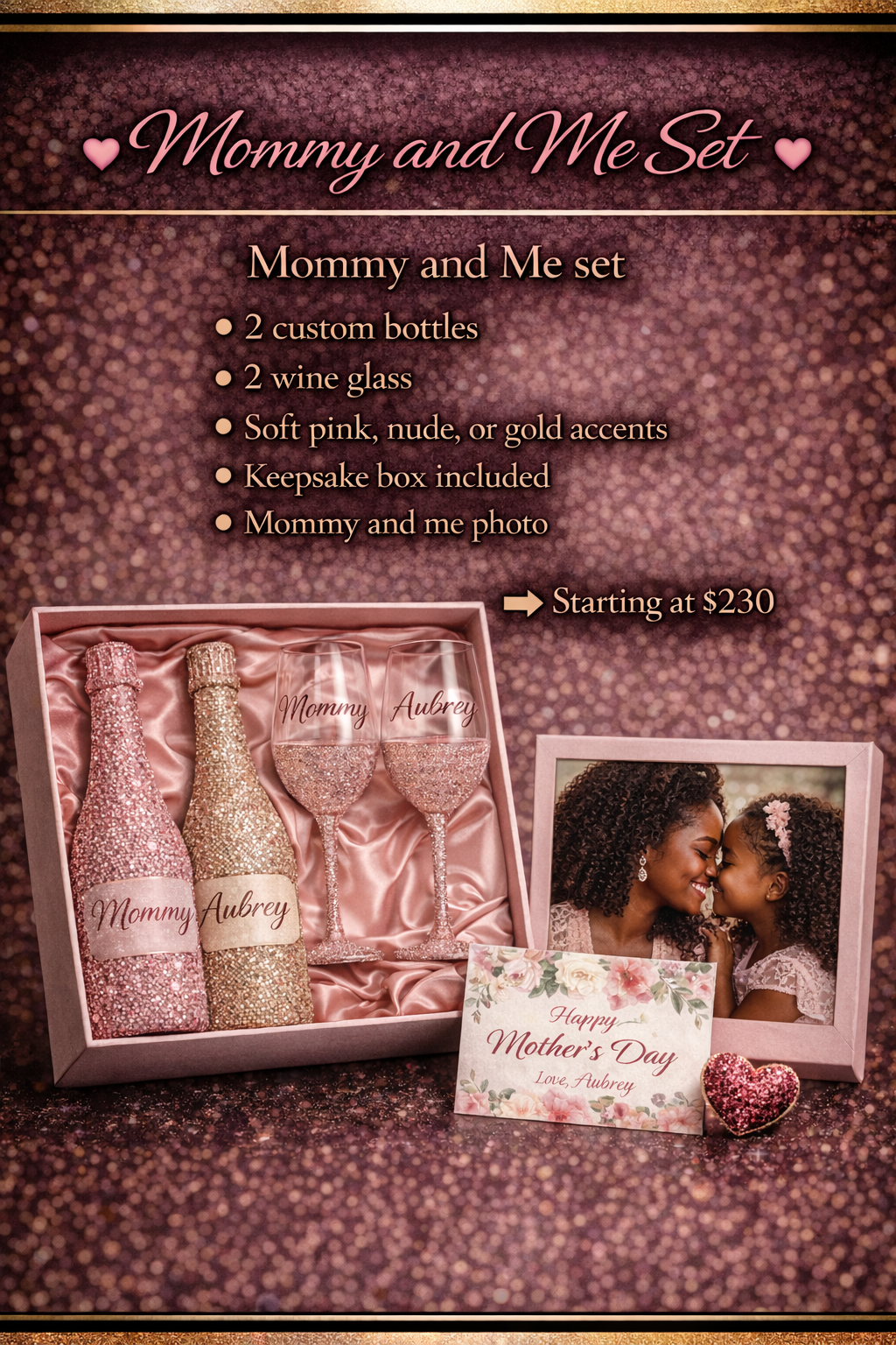 Pour Up Pretty- Mommy and Me set